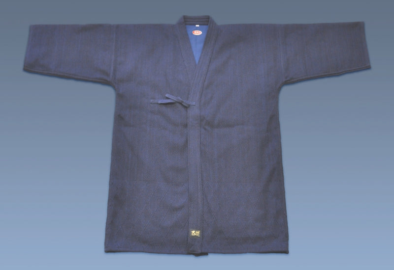 #125 吸汗速乾 起毛裏地付 剣道着（紺）