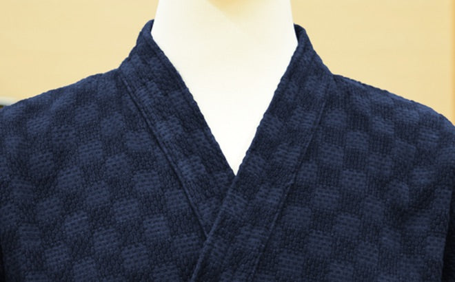 市松一重剣道着（浅葱）