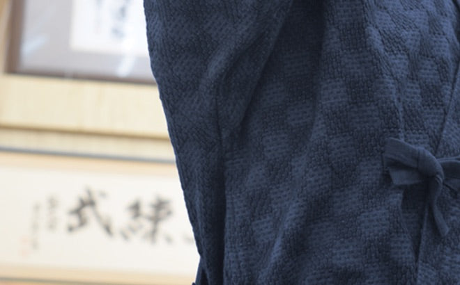 市松一重剣道着（浅葱）