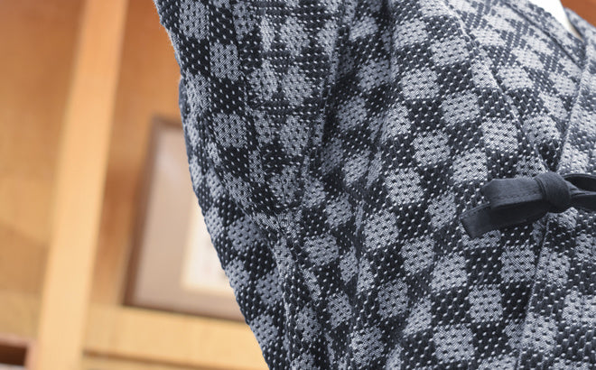 市松一重剣道着（白）