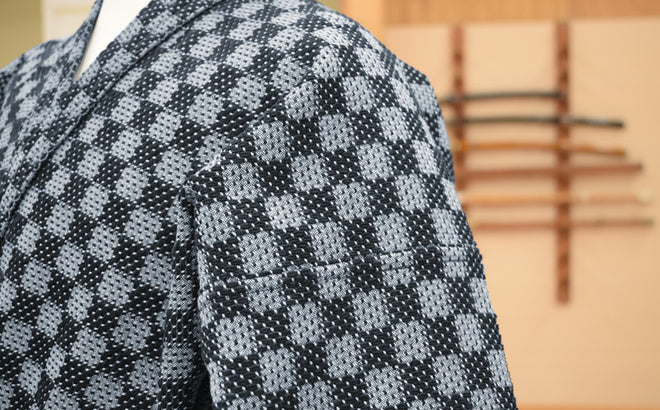 市松一重剣道着（白）