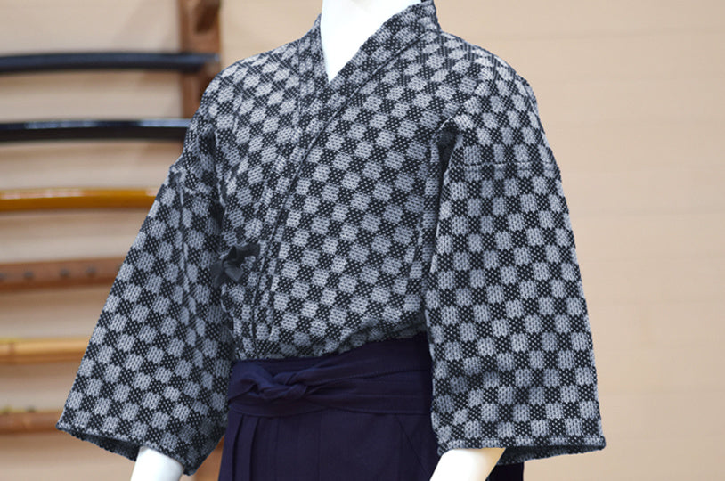 市松一重剣道着（白）