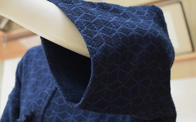 亀甲 一重剣道着（浅葱）