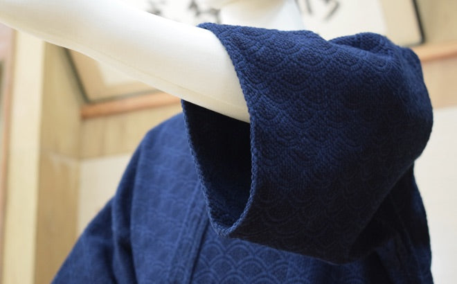 青海波 一重剣道着（浅葱）